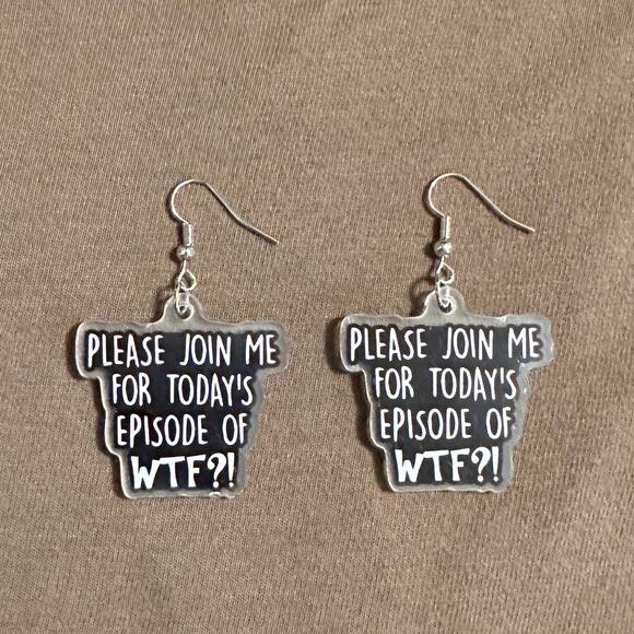 Wtf Drama earrings - Picture 1 of 4